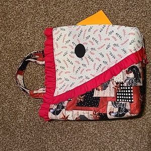 Homemade chicken tote.